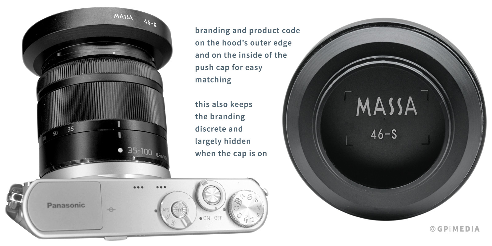 Massa Lens Hoods - Branding & Product Codes