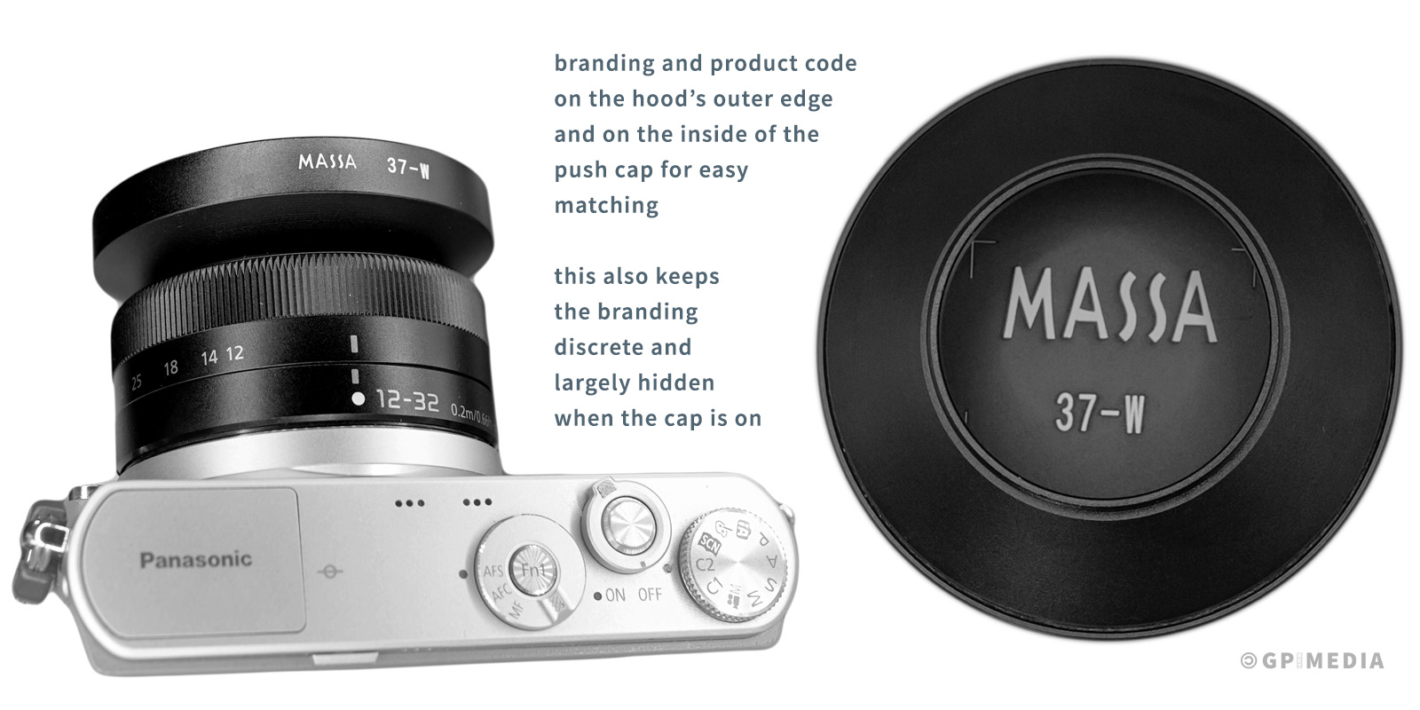 Massa Lens Hoods - Branding & Product Codes